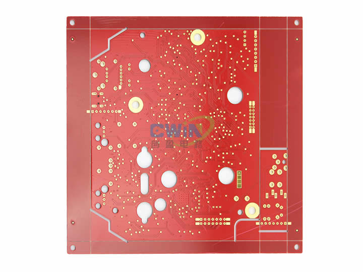 4层沉金通信PCB