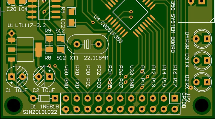 pcb板字符